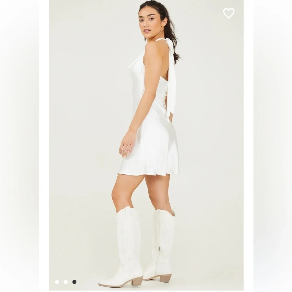 New with tags Altar’d state Daphne Satin Dress - Picture 3 of 3